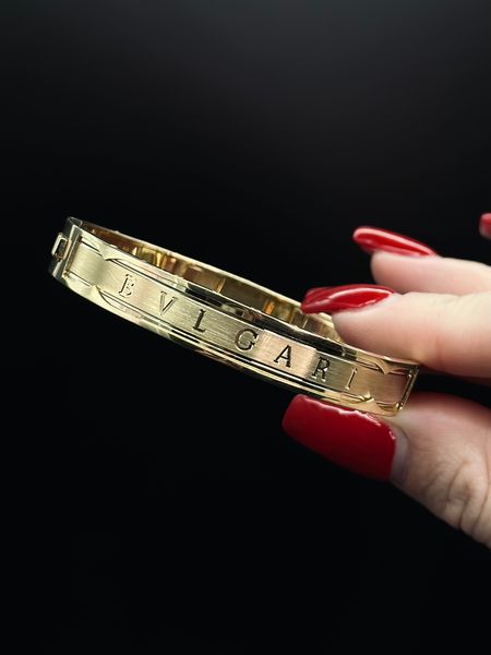 Жіночий золотий браслет з гравіюванням 585 проби 0023 фото