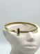 Жіночий золотий браслет оздоблений фіанітами 585 проби 0024 фото 4